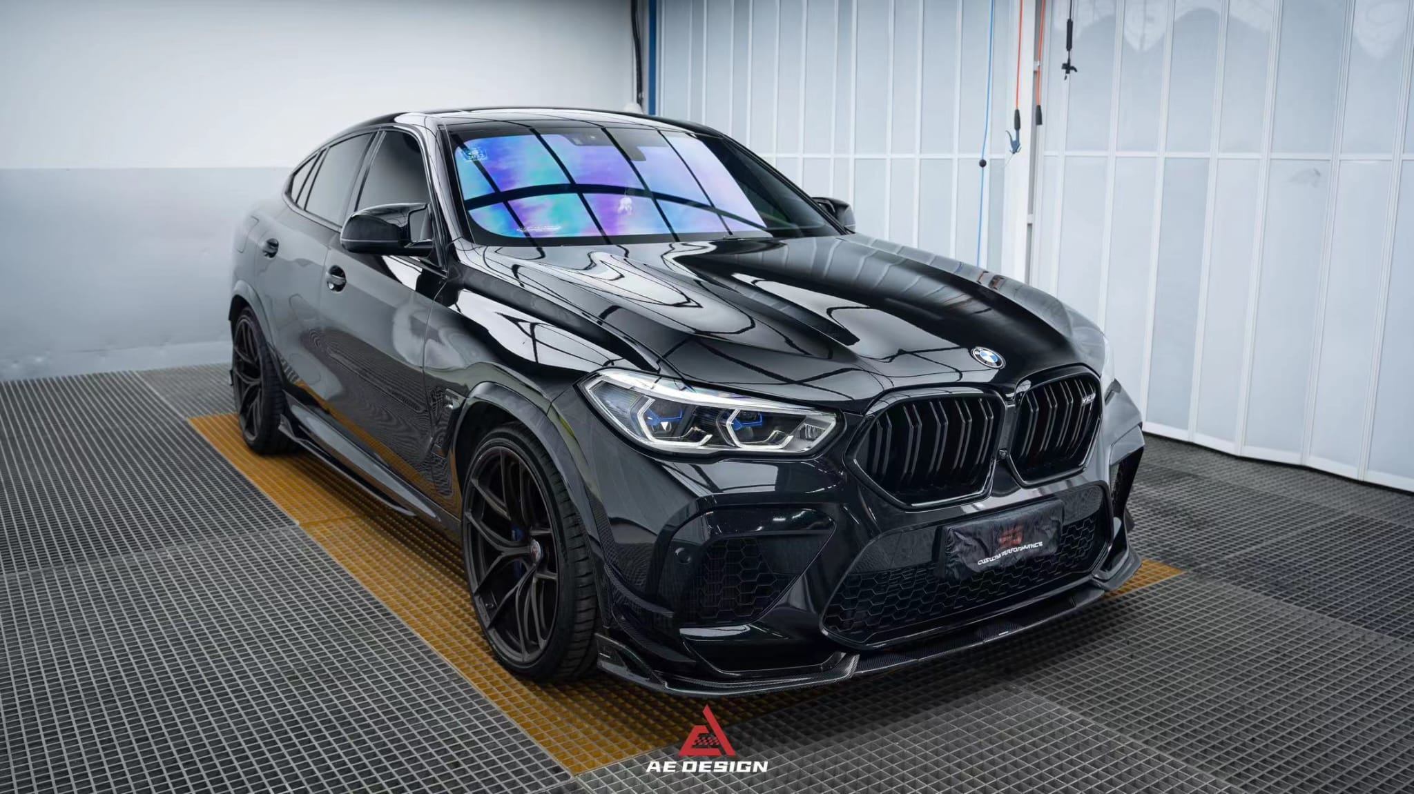 AERO DESIGN - BMW X6M F96 CARBON FIBRE FRONT LIP SPLITTER - Aero Carbon UK