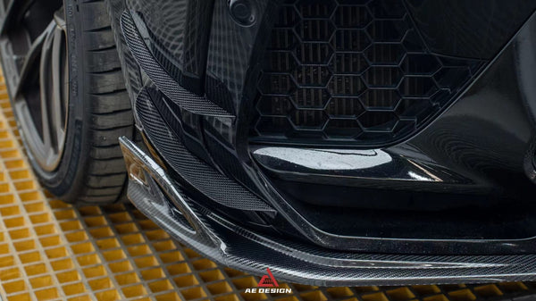AE DESIGN - BMW X6M F96 CARBON FIBRE FRONT LIP SPLITTER