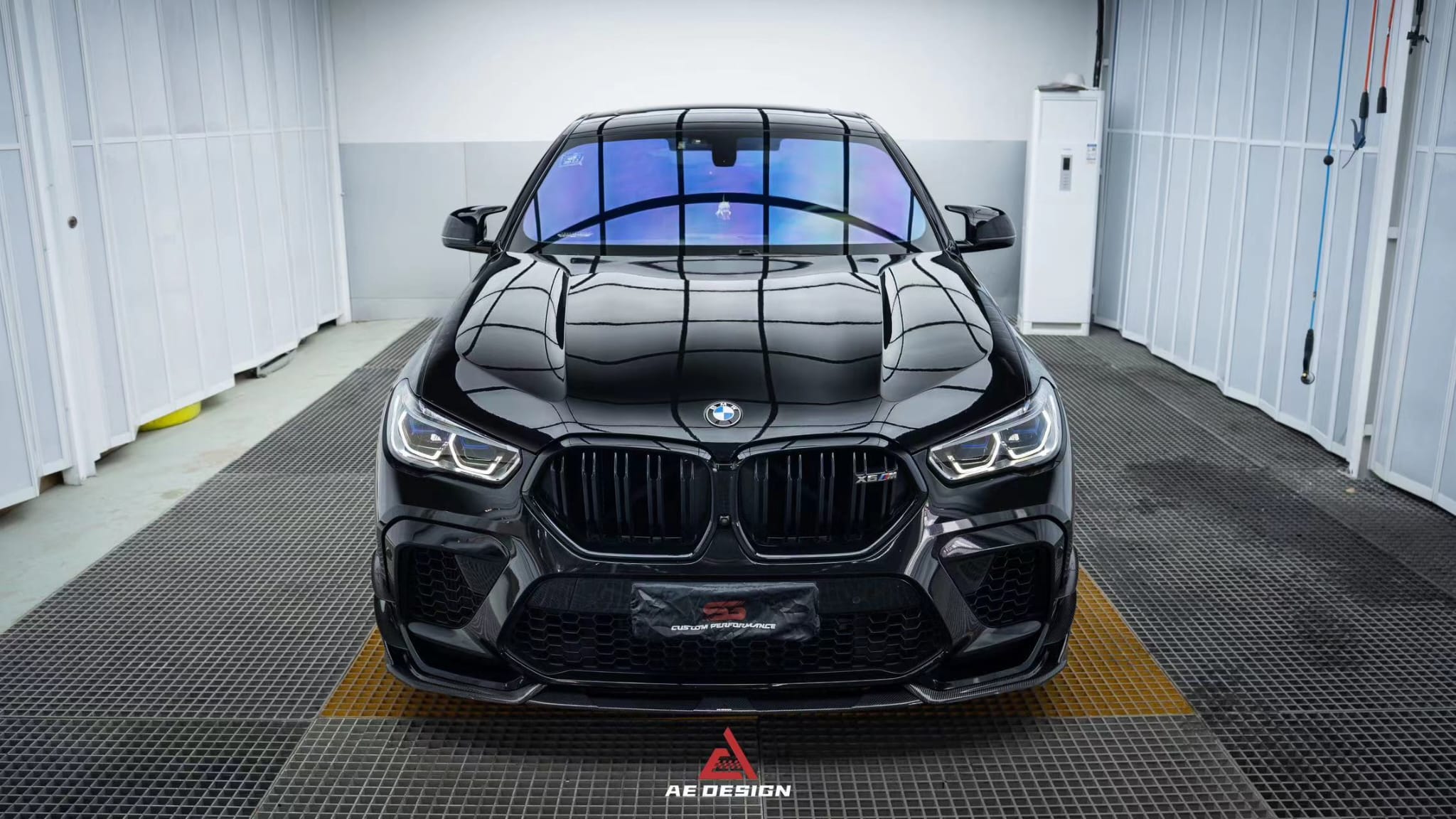 AERO DESIGN - BMW X6M F96 CARBON FIBRE FRONT LIP SPLITTER - Aero Carbon UK