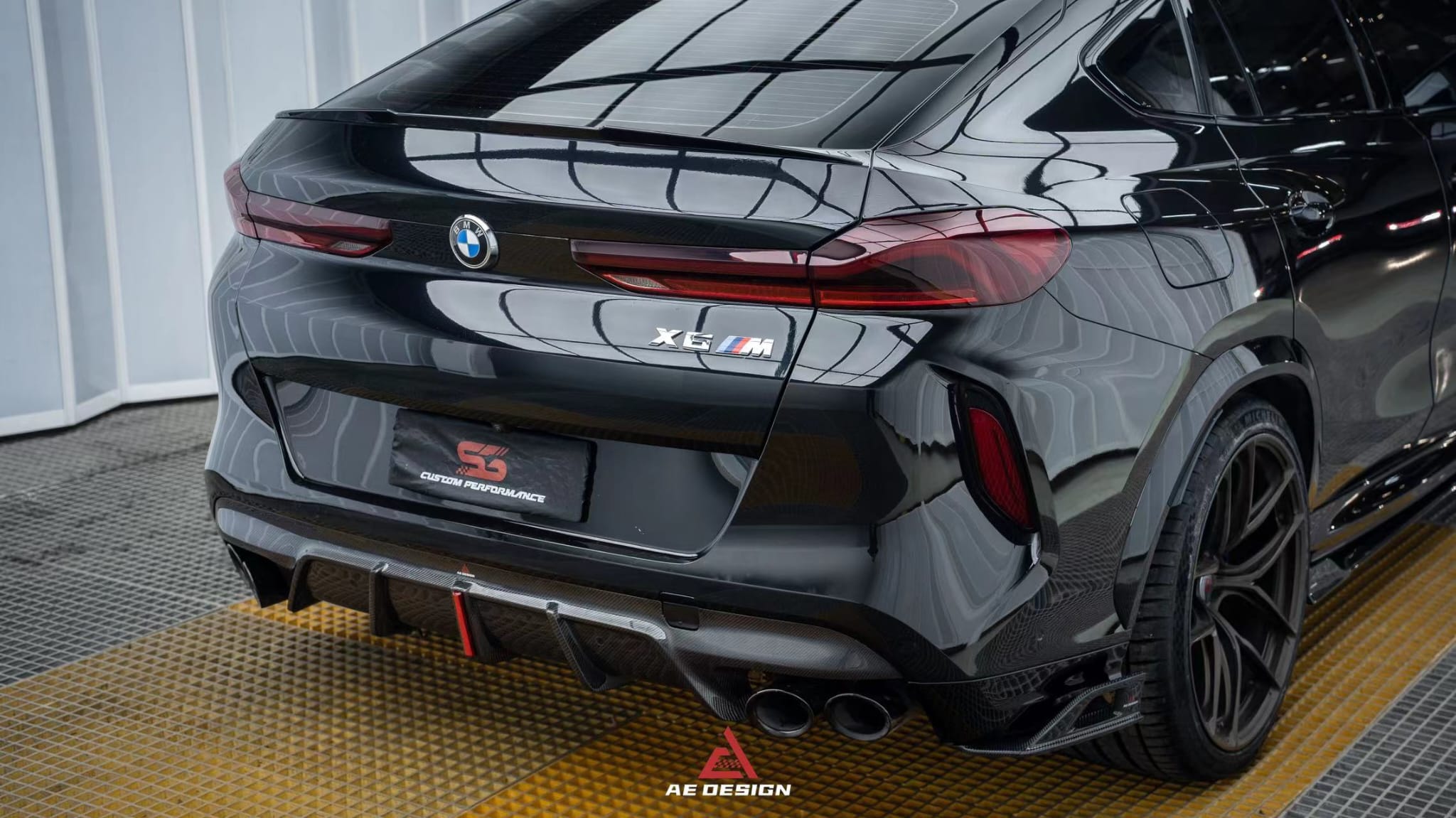 AERO DESIGN - BMW X6M F96 CARBON FIBRE REAR DIFFUSER - Aero Carbon UK