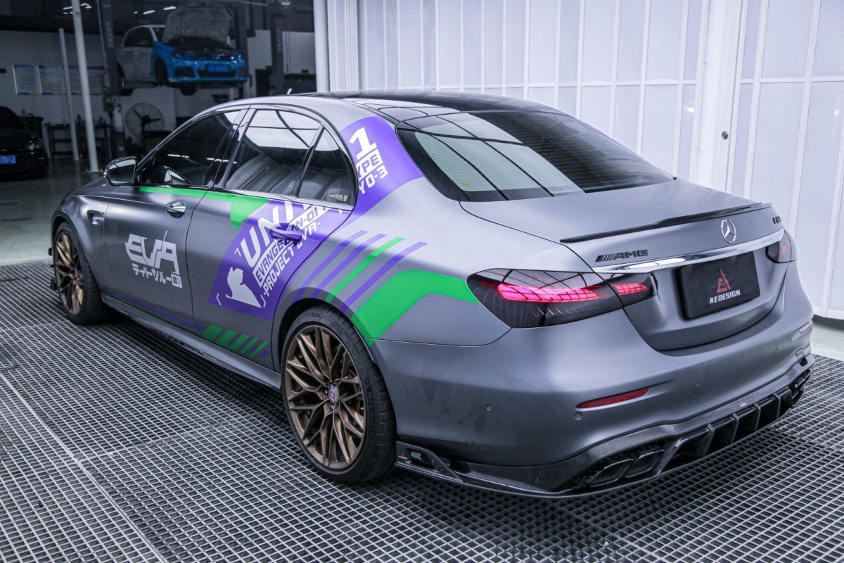 E53 Rear Toe AE DESIGN - MERCEDES E-CLASS / E53 / E63 W213 CARBON FIBRE REAR SPOILE ...
