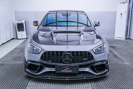 AERO DESIGN - MERCEDES E63 W213 CARBON FIBRE FRONT BUMPER CANARDS - Aero Carbon UK