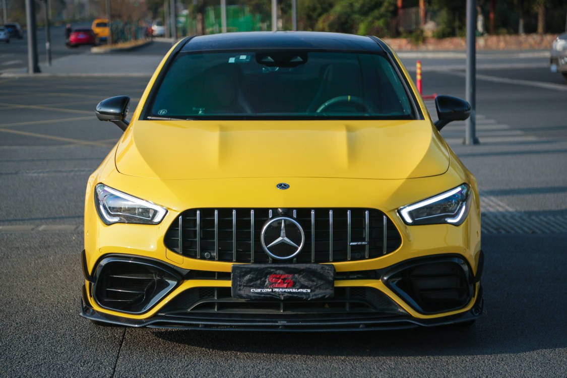 AERO DESIGN - MERCEDES W118 CLA 35 / CLA 45 CARBON FRONT LIP AERO CARBON