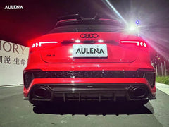 AULENA - AUDI RS3 8Y DRY CARBON FIBRE REAR DIFFUSER - Aero Carbon UK