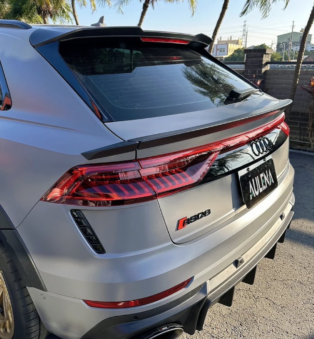 AULENA - AUDI RSQ8 DRY CARBON FIBRE REAR MID SPOILER - Aero Carbon UK