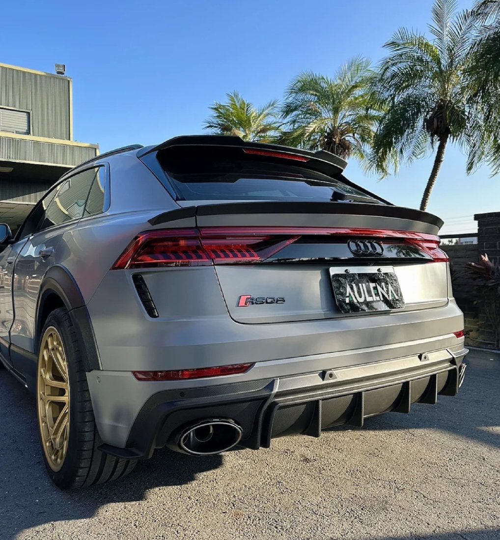 AULENA - AUDI RSQ8 DRY CARBON FIBRE REAR MID SPOILER - Aero Carbon UK