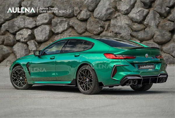 AULENA - BMW M8 F93 CARBON FIBRE REAR CANARDS