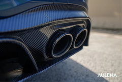 AULENA - MERCEDES BENZ A CLASS W177 A35 / A45 DRY CARBON FIBRE REAR DIFFUSER - Aero Carbon UK