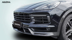 AULENA - PORSCHE CAYENNE COUPE 9Y3 DRY CARBON FIBRE FRONT LIP - Aero Carbon UK