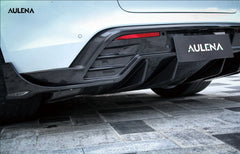 AULENA - PORSCHE TAYCAN DRY CARBON REAR DIFFUSER - Aero Carbon UK