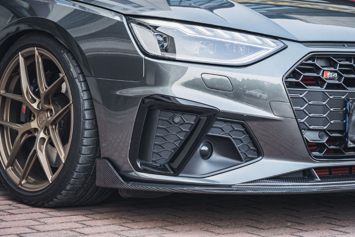 BCTXE - AUDI A4 S LINE / S4 B9.5 CARBON FIBRE FRONT LIP V1 - Aero Carbon UK