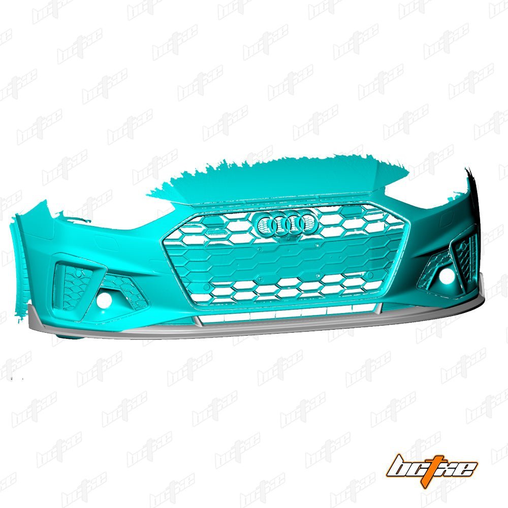 BCTXE - AUDI A4 S LINE / S4 B9.5 CARBON FIBRE FRONT LIP V1 - Aero Carbon UK