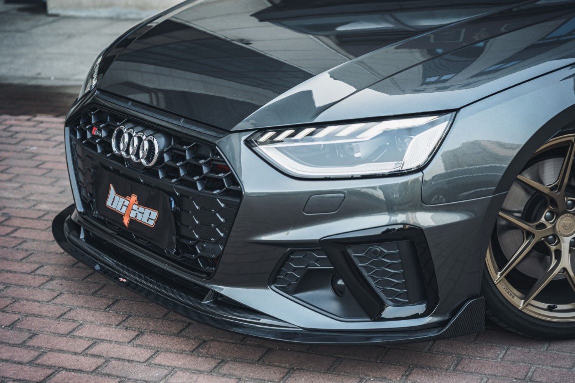 BCTXE - AUDI A4 S LINE / S4 B9.5 CARBON FIBRE FRONT LIP V1 - Aero Carbon UK