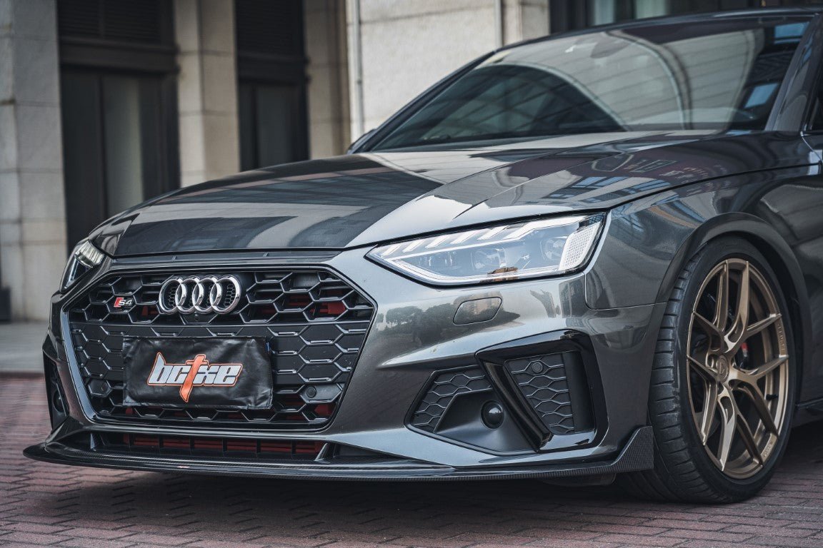 BCTXE - AUDI A4 S LINE / S4 B9.5 CARBON FIBRE FRONT LIP V1 - Aero Carbon UK