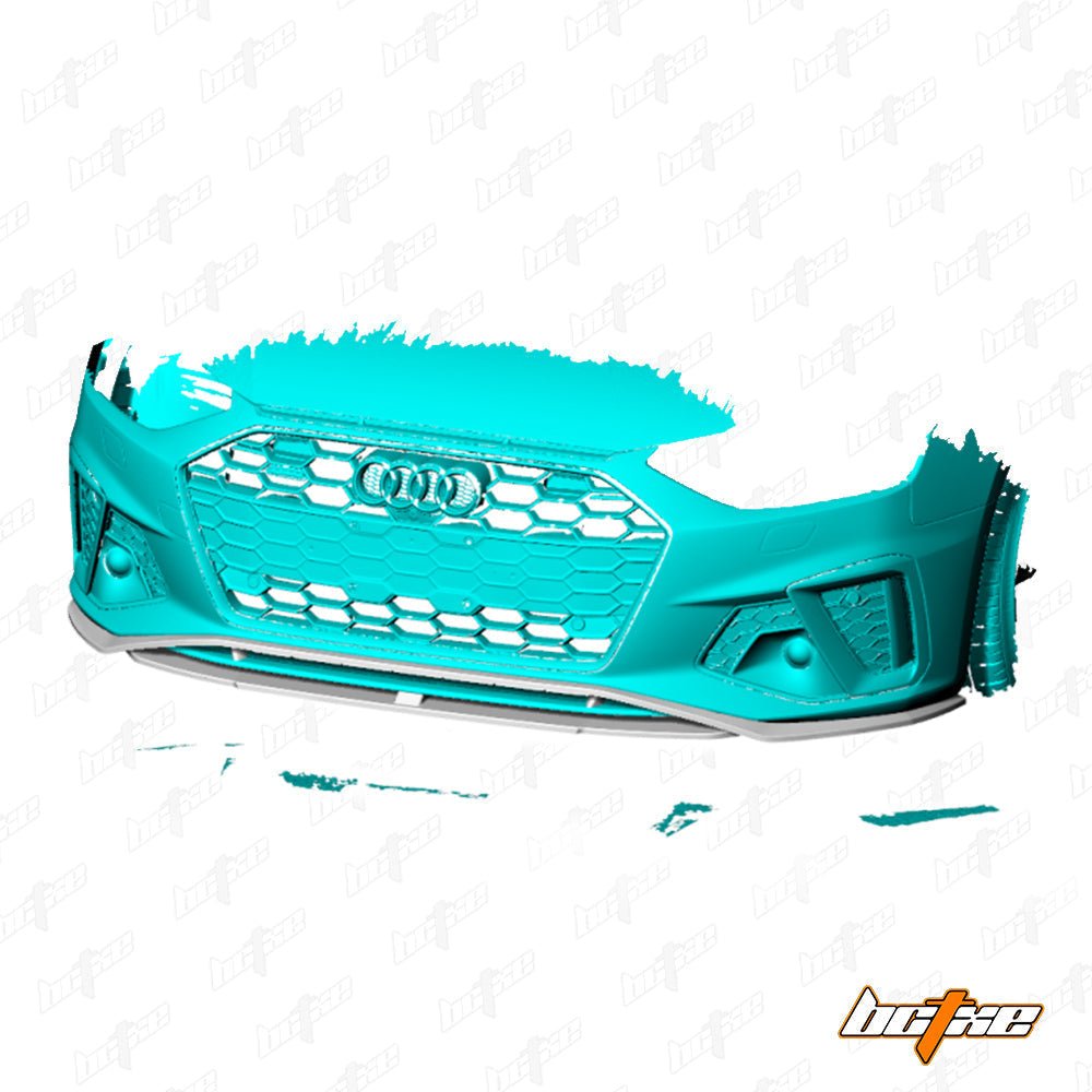 BCTXE - AUDI A4 S LINE / S4 B9.5 CARBON FIBRE FRONT LIP V1 - Aero Carbon UK