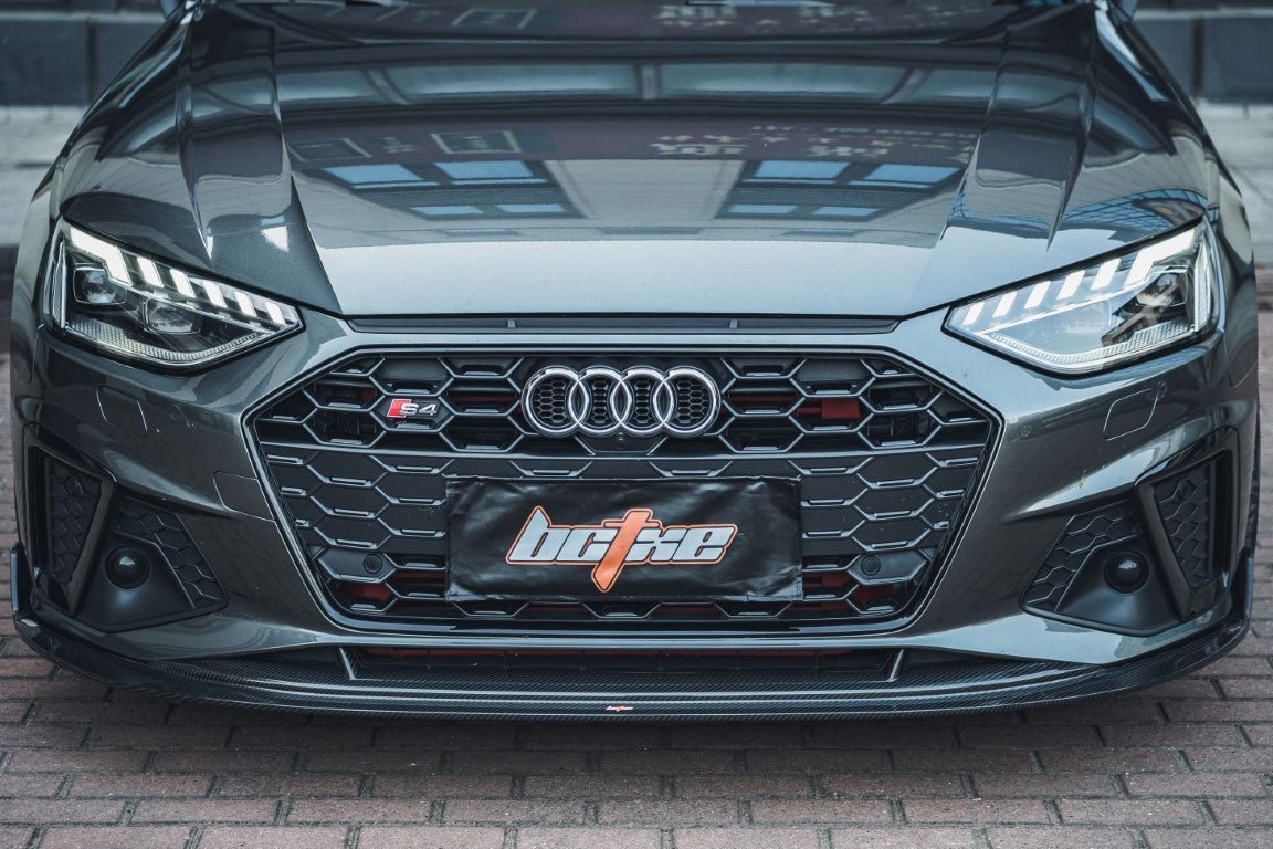 BCTXE - AUDI A4 S LINE / S4 B9.5 CARBON FIBRE FRONT LIP V1 - Aero Carbon UK