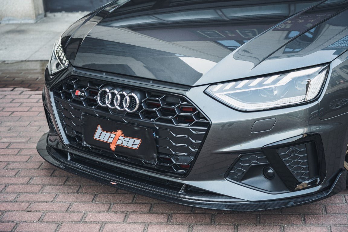 BCTXE - AUDI A4 S LINE / S4 B9.5 CARBON FIBRE FRONT LIP V1 - Aero Carbon UK