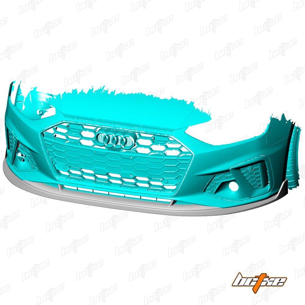 BCTXE - AUDI A4 S LINE / S4 B9.5 CARBON FIBRE FRONT LIP V1 - Aero Carbon UK