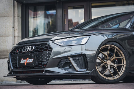 BCTXE - AUDI A4 S LINE / S4 B9.5 CARBON FIBRE FRONT LIP V1 - Aero Carbon UK