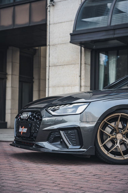 BCTXE - AUDI A4 S LINE / S4 B9.5 CARBON FIBRE FRONT LIP V1 - Aero Carbon UK