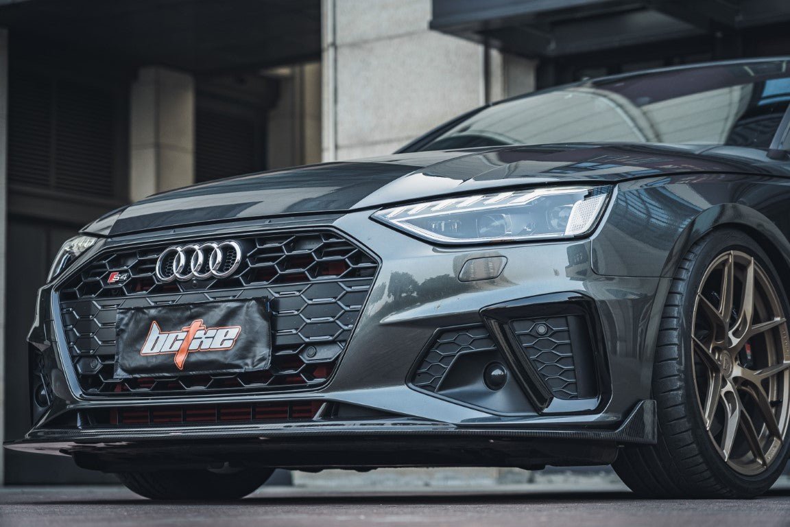 BCTXE - AUDI A4 S LINE / S4 B9.5 CARBON FIBRE FRONT LIP V1 - Aero Carbon UK