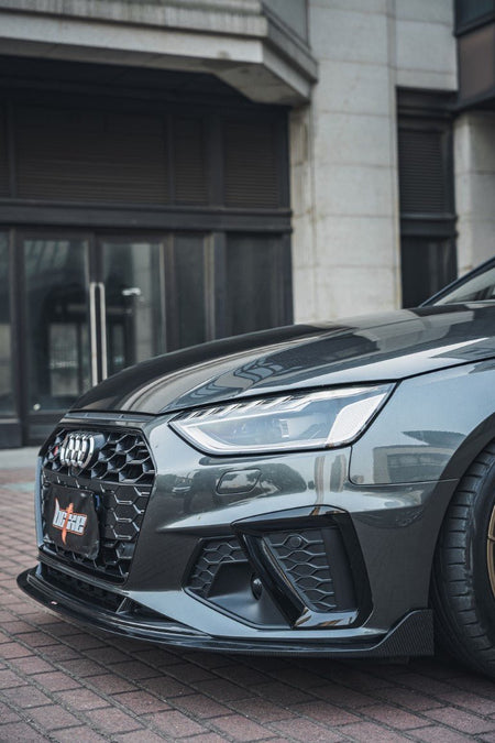 BCTXE - AUDI A4 S LINE / S4 B9.5 CARBON FIBRE FRONT LIP V1 - Aero Carbon UK