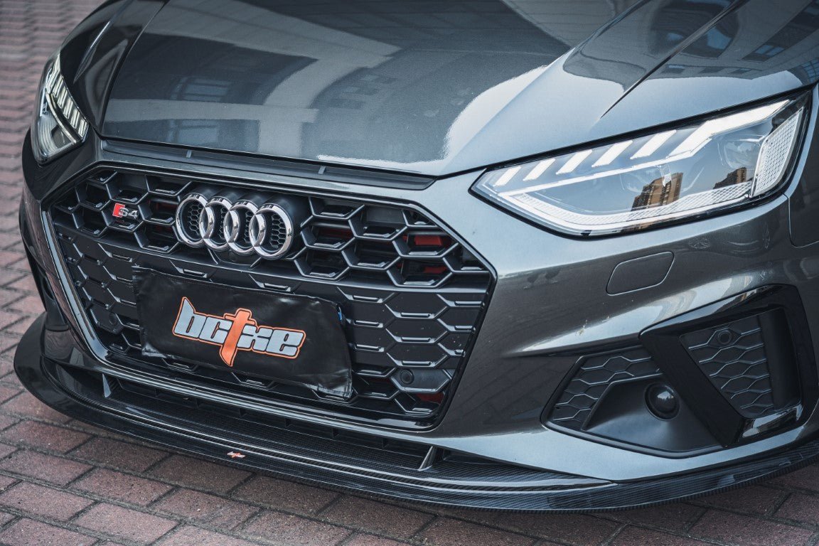 BCTXE - AUDI A4 S LINE / S4 B9.5 CARBON FIBRE FRONT LIP V1 - Aero Carbon UK