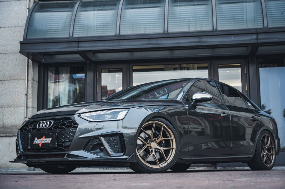 BCTXE - AUDI A4 S LINE / S4 B9.5 CARBON FIBRE FRONT LIP V1 - Aero Carbon UK