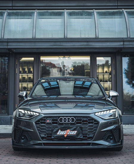 BCTXE - AUDI A4 S LINE / S4 B9.5 CARBON FIBRE FRONT LIP V1 - Aero Carbon UK