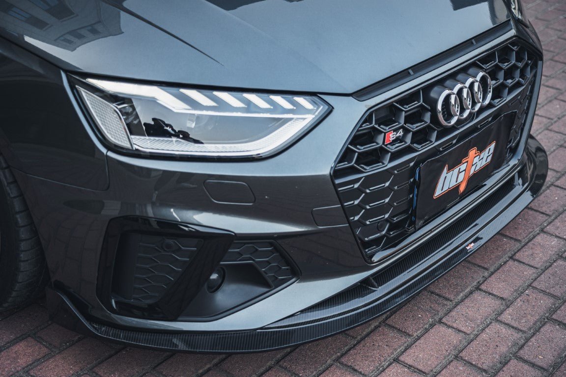 BCTXE - AUDI A4 S LINE / S4 B9.5 CARBON FIBRE FRONT LIP V1 - Aero Carbon UK