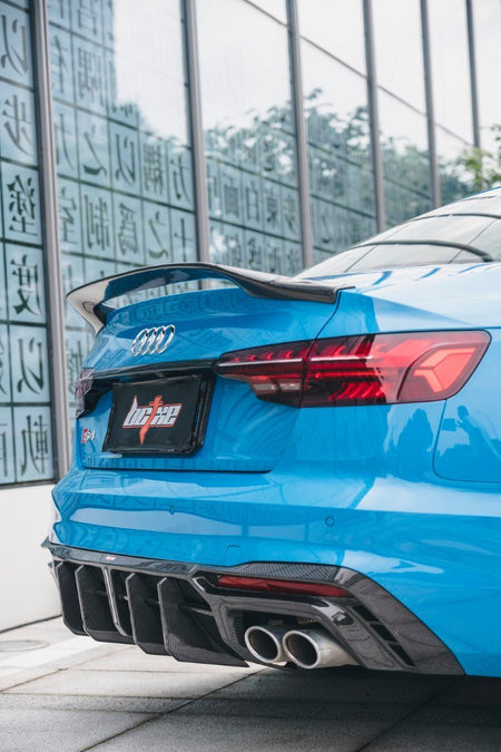 BCTXE - AUDI A4 / S4 B9 B9.5 CARBON FIBRE SPOILER V1 - Aero Carbon UK