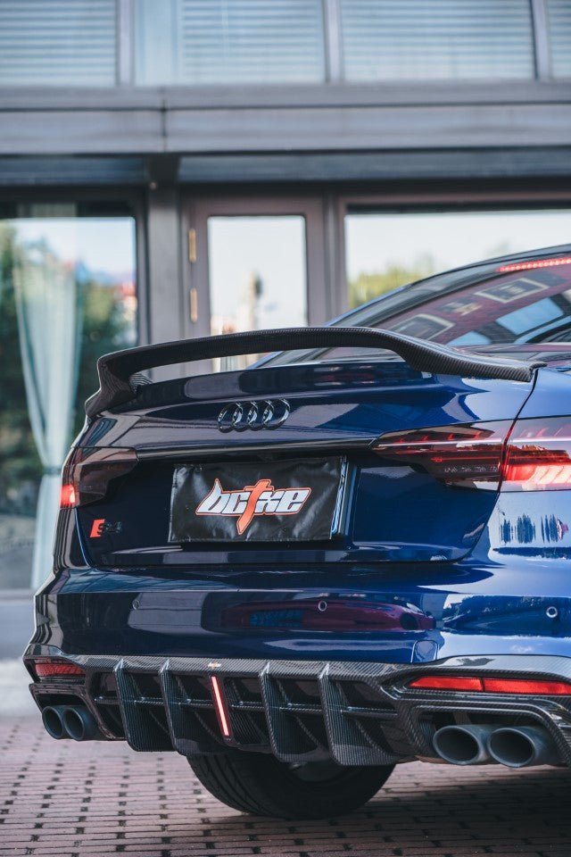BCTXE - AUDI A4 / S4 B9 B9.5 CARBON FIBRE SPOILER V1 - Aero Carbon UK