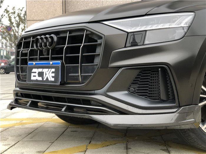 BCTXE - AUDI Q8 CARBON FIBRE FRONT LIP - Aero Carbon UK