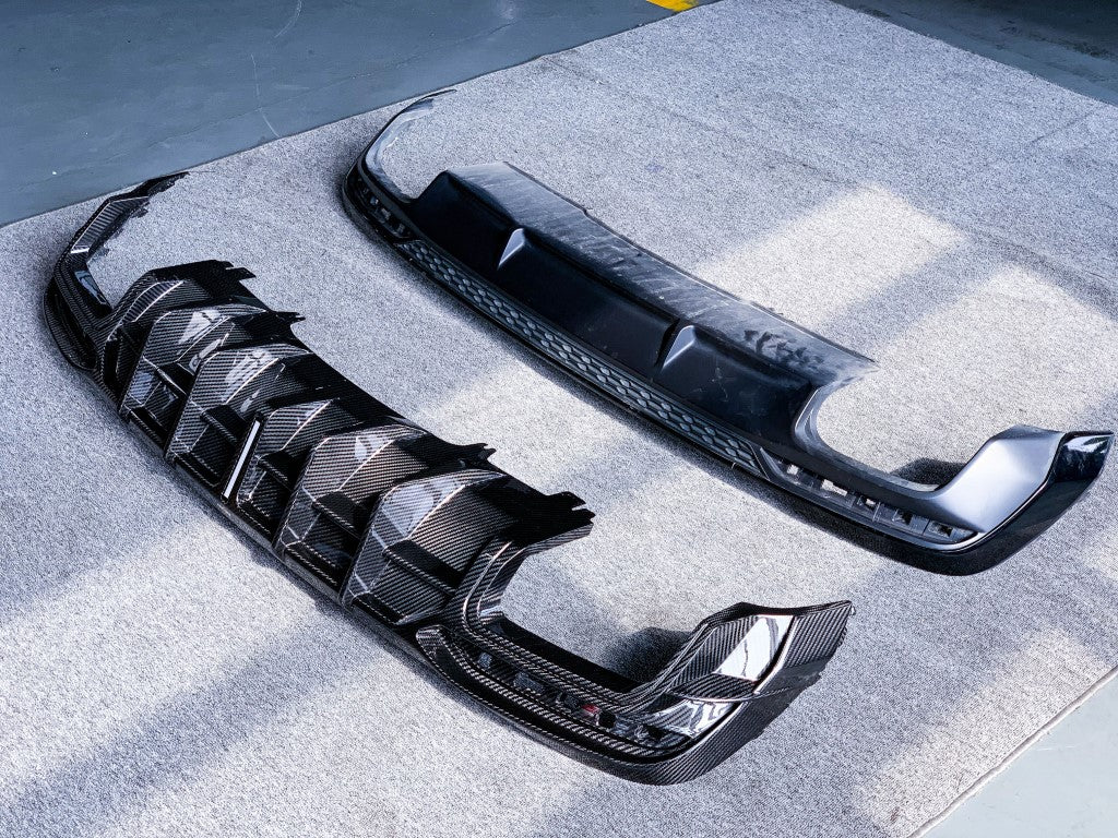 BCTXE - AUDI S4 B9.5 CARBON FIBRE REAR DIFFUSER V1 - Aero Carbon UK