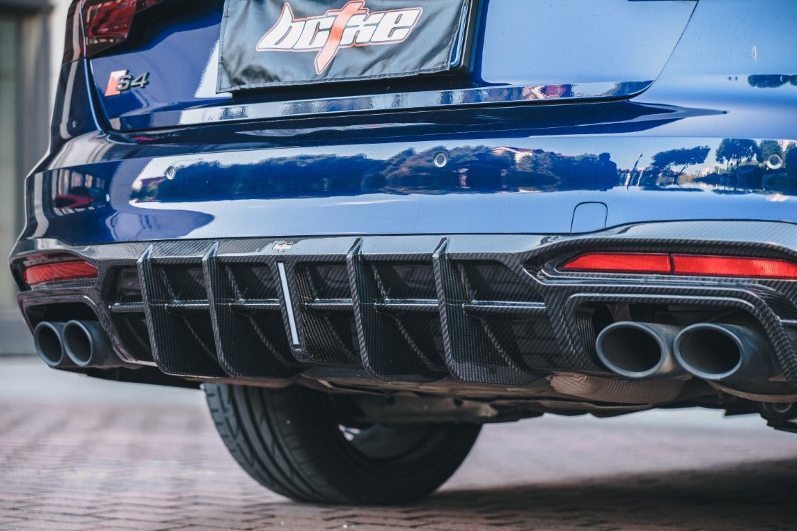 BCTXE - AUDI S4 B9.5 CARBON FIBRE REAR DIFFUSER V1 - Aero Carbon UK