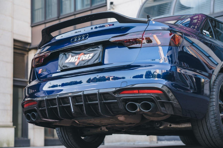 BCTXE - AUDI S4 B9.5 CARBON FIBRE REAR DIFFUSER V1 - Aero Carbon UK