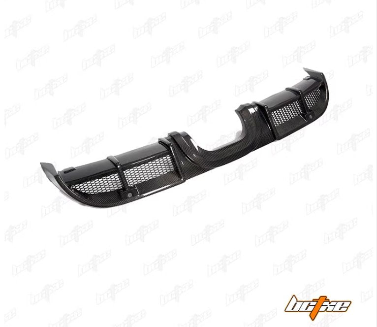 BCTXE - PORSCHE 718 BOXSTER / CAYMAN CARBON FIBRE REAR DIFFUSER - Aero Carbon UK