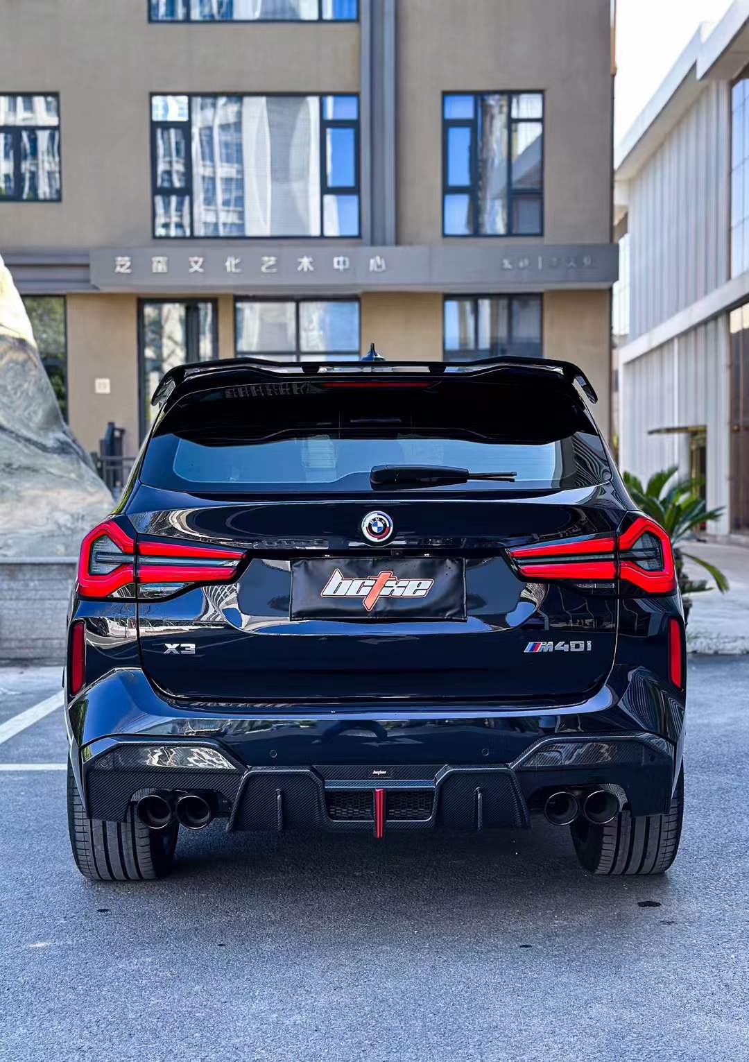 BCXTE - BMW X3 G01 LCI CARBON FIBRE LED REAR DIFFUSER - Aero Carbon UK