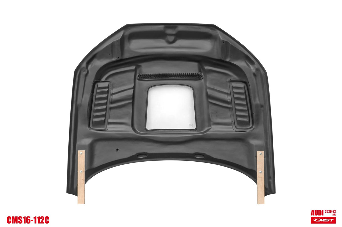 CMST - AUDI A4 S LINE / S4 B9 B9.5 CARBON FIBRE TRANSPARENT HOOD / BONNET - Aero Carbon UK