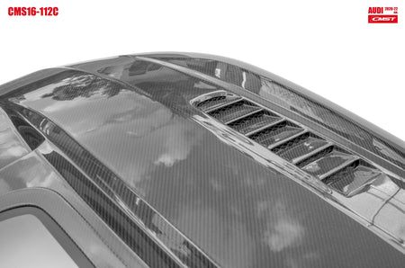 CMST - AUDI A4 S LINE / S4 B9 B9.5 CARBON FIBRE TRANSPARENT HOOD / BONNET - Aero Carbon UK