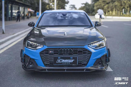 CMST - AUDI A4 S LINE / S4 B9.5 CARBON FIBRE FRONT LIP SPLITTER - Aero Carbon UK