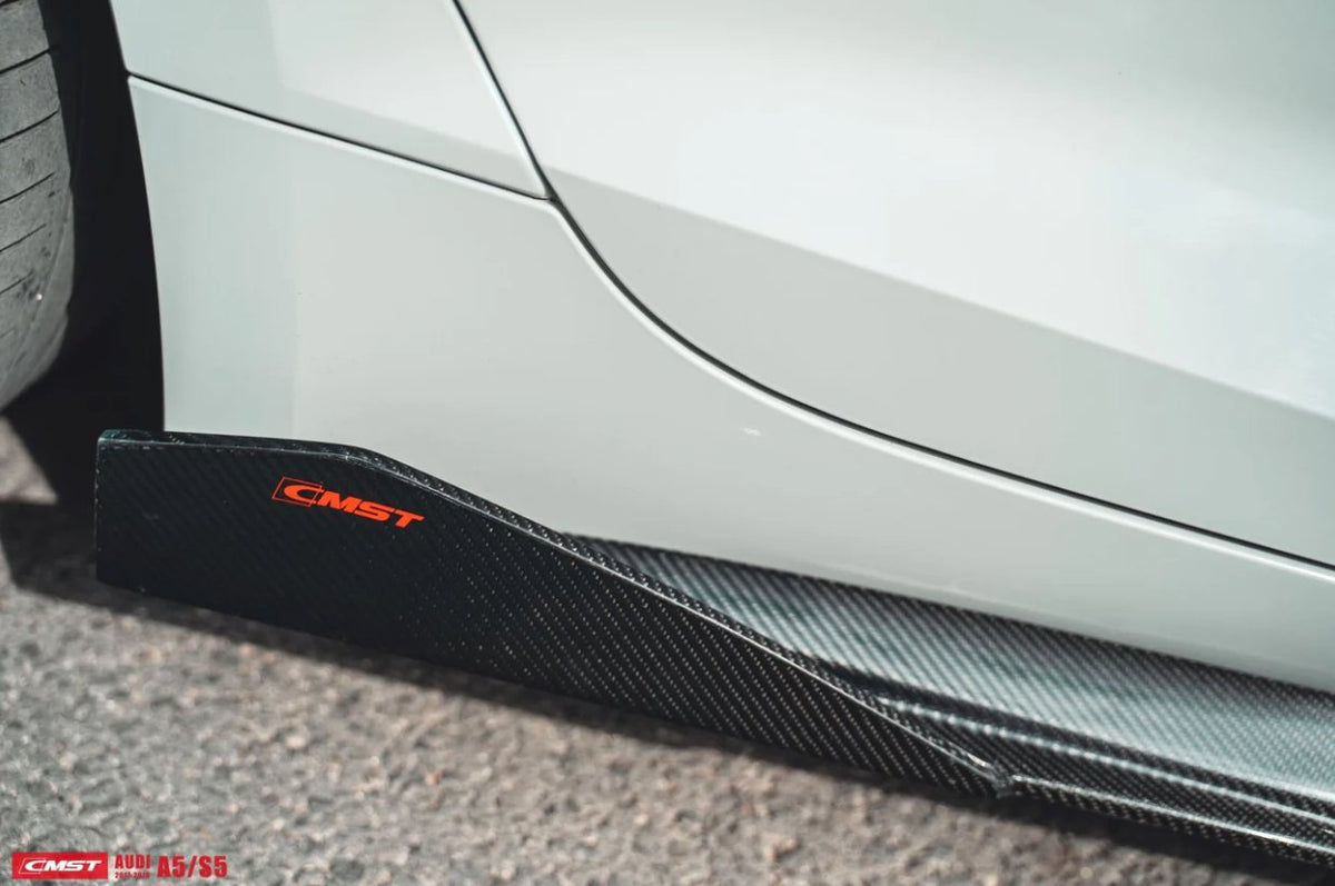 CMST - AUDI A5 S5 B9 CARBON FIBRE SIDE SKIRTS - Aero Carbon UK