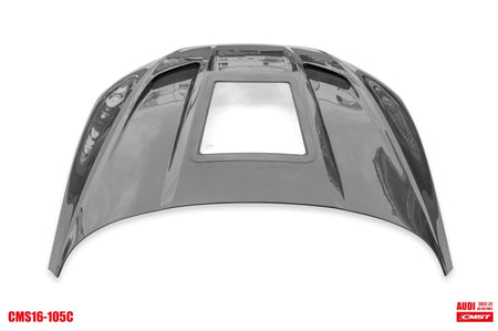 CMST - AUDI A5 S5 RS5 B9 B9.5 CARBON FIBRE TRANSPARENT BONNET HOOD - Aero Carbon UK