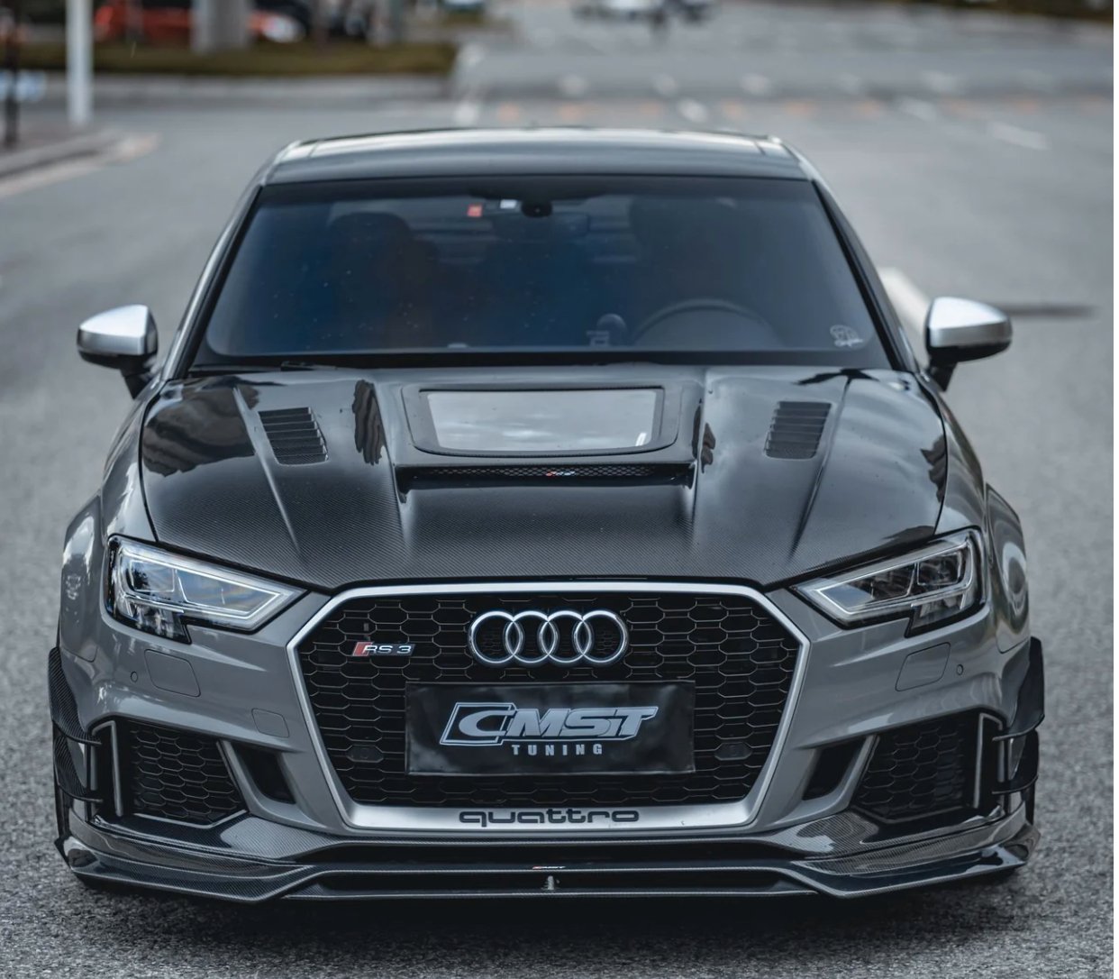 CMST - AUDI RS3 8V CARBON FIBRE BONNET HOOD - Aero Carbon UK