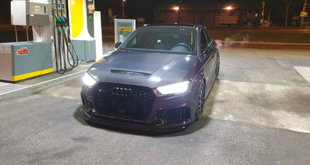 CMST - AUDI RS3 S3 A3 8V CARBON FIBRE BONNET HOOD V2 - Aero Carbon UK