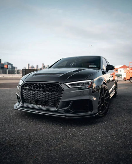 CMST - AUDI RS3 S3 A3 8V CARBON FIBRE BONNET HOOD V2 - Aero Carbon UK