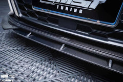 CMST - AUDI RS3 S3 A3 8Y CARBON FIBRE FRONT LIP SPLITTER - Aero Carbon UK