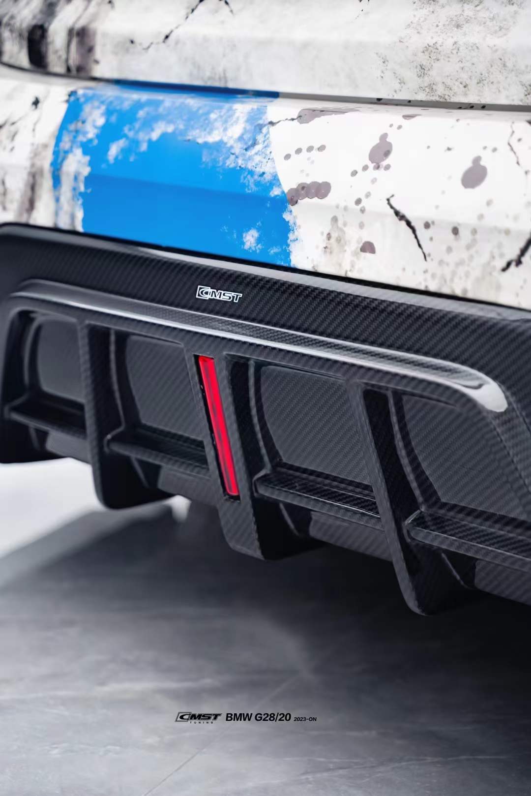 CMST - BMW 3 SERIES G20 LCI DRY CARBON FIBRE REAR DIFFUSER - Aero Carbon UK