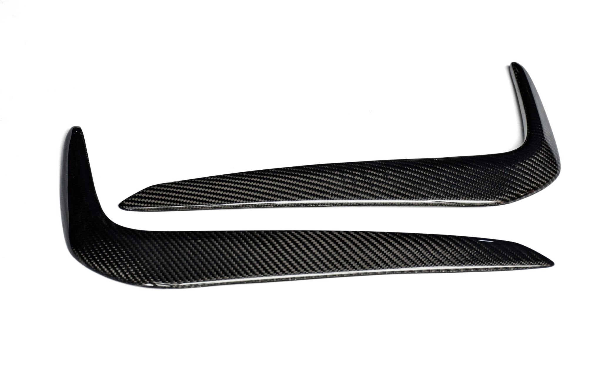 CMST - BMW 5 SERIES G30 PRE LCI CARBON FIBRE FRONT CANARDS - Aero Carbon UK