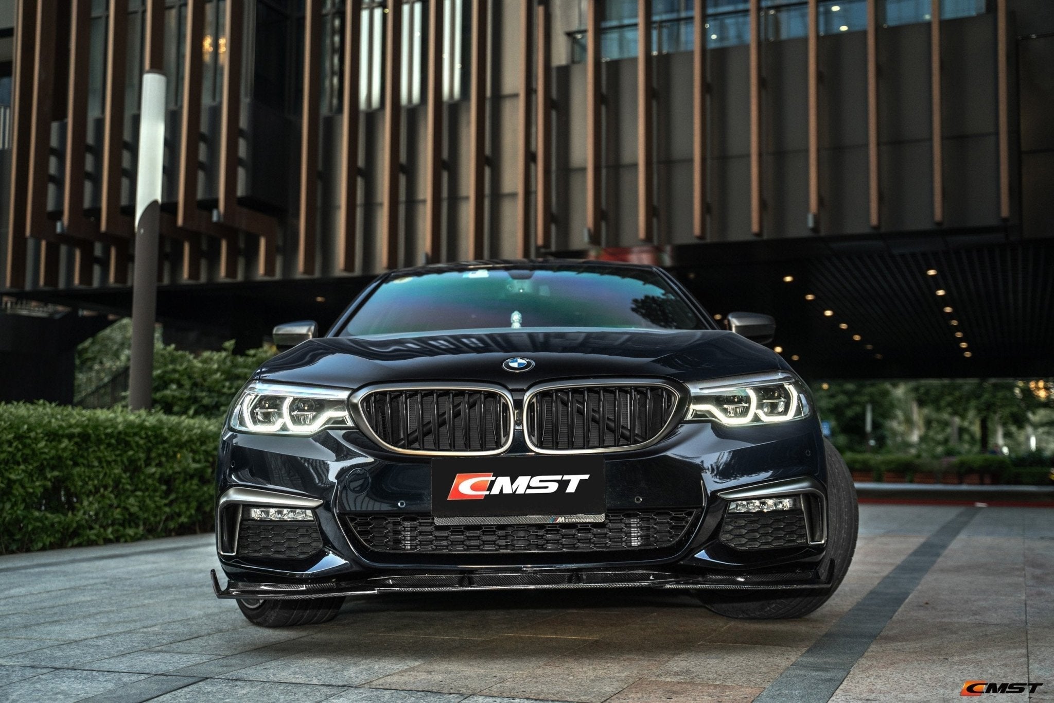 CMST - BMW 5 SERIES G30 PRE LCI CARBON FIBRE FRONT LIP - Aero Carbon UK